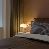 Lampe de chevet en marbre de style nordique, design moderne et luxueux, texture naturelle en albâtre, lampe de bureau décorative haut de gamme pour villa