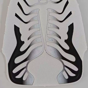 Parte Superior de Calzado Deportivo para Hombre, Transpirable y Cómoda, en Blanco y Negro, de PVC y Malla, Semielaborada, Personalizable y de Alta Calidad - Product Image 5