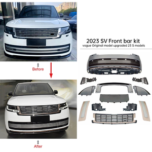 Kit de Carrocería SV <span class=keywords><strong>Mansory</strong></span> Original para <span class=keywords><strong>Land</strong></span> <span class=keywords><strong>Rover</strong></span> Range <span class=keywords><strong>Rover</strong></span> Vogue 2023, Modelo Mejorado, Kit de Barra Delantera, Rejilla de Parachoques con Diseño de Branquias de Tiburón - Product Image 2