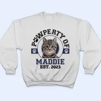 Sweat-shirt personnalisé avec photo d'animal de compagnie, pull à col rond pour amoureux des chiens et des chats, décontracté, unisexe, cadeau