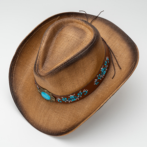 Mode classique femmes chapeau de paille <span class=keywords><strong>Dallas</strong></span> Western Cowboy chapeau <span class=keywords><strong>Jazz</strong></span> Sombrero Stetson Orange Cowboy chapeau de paille pour hommes - Product Image 5
