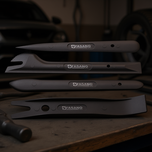 Fasano Tools – Kit de réparation automobile 4 pièces avec leviers de démontage robustes en plastique noir - Product Image 3