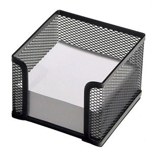 Note <b>Box</b> Office Business Metal Mesh Sticky Note <b>Box</b> Desk Shelf <b>Card</b> Holder Case Stand Organizer - Product Image 1