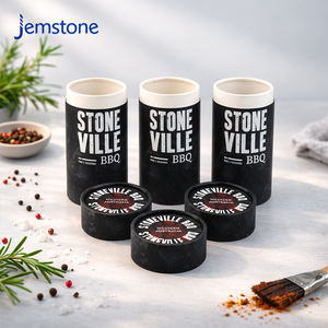 Emballage en tube de papier kraft écologique pour sel et poivre en poudre de qualité alimentaire, design personnalisé, emballage en tube de papier pour épices et café - Product Image 6