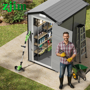 ZJIM ZJGP-J4x3-01D Armario de Almacenamiento Multiusos de PP para Interiores y Exteriores con Ventilación - Product Image 3