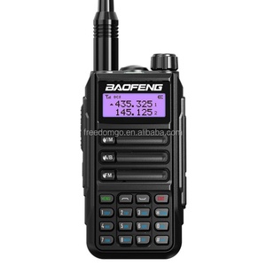 Walkie Talkie UV16 de 5W, Portátil, Bidireccional, 3-10km, VHF/UHF, 128 Canales, Tri-Banda, Batería de Iones de Litio, 252g, Inglés - Product Image 1