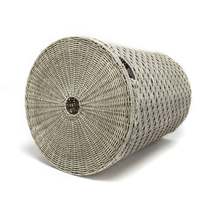 Set di Cesti per Bucato in Rattan PE Intrecciato con Coperchio, per Picnic, Frutta, Verdura, Pane, in Tessuto Plastico - Product Image 4