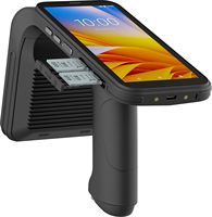 Lecteur portable C5 Android 11 4 Go + 64 Go RFID UHF 865-868 MHz longue portée avec scanner 2D Impinj E710 pour PDA ABS 5.0