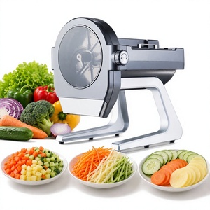 Good Quality Commercial <b>Multifunctional</b> Stainless Steel Fruit <b>Vegetable</b> Cutting Slicer Shredding Dicing Machine for Restaurant - Product Image 1