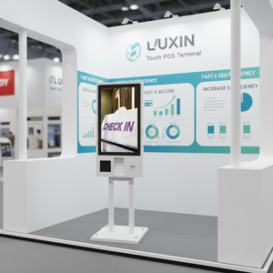 WUXIN - Quiosco de Pago de Autoservicio con Pantalla Táctil de 32 Pulgadas, Lector de Códigos de Barras, Reconocimiento Facial para Mostrar Menús y Pedidos en Restaurantes - Product Image 4
