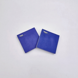 Papeterie pour étudiants, bureau, FSC, mini-<span class=keywords><strong>notes</strong></span> autocollantes épaisses, papier bleu, logo personnalisé, <span class=keywords><strong>notes</strong></span> adhésives avec logo - Product Image 2