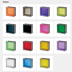 Nouveau design – Bloc de verre ajouré en cristal teinté, taille personnalisée, épaisseur de verre décoratif, teinture pour entrée, sans blanc - Product Image 6