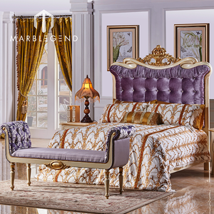 Ensemble de meubles de chambre à coucher de luxe, décoration personnalisée, lit king size classique, mobilier de chambre de luxe <span class=keywords><strong>royal</strong></span>, à <span class=keywords><strong>vendre</strong></span> - Product Image 4