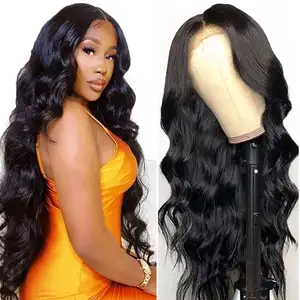 13x6 HD Lace Frontal Wig Raw Human Hair Lace Front Wigs Full 200 250 Density Body Wave Brazilian Human Hair Wig