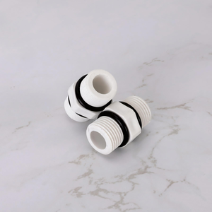 Conector de Manguera Hexagonal Macho de Plástico de 1/4", 3/8", 1/2", 3/4" con Rosca Igual, Unión de Boquilla, Adaptador para Agua - Product Image 3