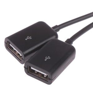 Micro USB/tipo <span class=keywords><strong>C</strong></span> a 2 OTG Dual femore USB porta HUB cavo <span class=keywords><strong>Y</strong></span> Splitter cavi adattatore - Product Image 4