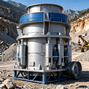 Équipement de concassage multi-cylindres à cône pour minerai de cuivre et <span class=keywords><strong>calcaire</strong></span>, faible teneur en aiguilles, matériaux de construction pour l'exportation - Product Image 2