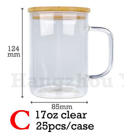 17oz clear single wall