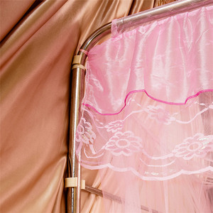 Cần Câu Màu Hồng Cổ Điển Ren Hoàng Gia Kính Thiên Văn Lớn Siêu Mềm Densenet Vuông Muỗi <span class=keywords><strong>Net</strong></span> - Product Image 2