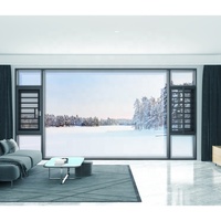 Fenêtres à battants en aluminium à double vitrage trempé, personnalisées Zekin, design moderne, insonorisées et écoénergétiques