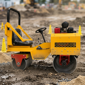 Rodillo Vibratorio Tándem Modelo 850, Compactador de Asfalto Diésel de Doble Tambor de 30KN, Mini Máquina de Compactación para Construcción de Carreteras - Product Image 3