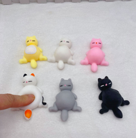 Doux Kawaii Mignon Mini Mochi Squishy En Plastique Chat Jouets pour Garçons Party Favors Enfants Animaux Squishies Main Fidget Stress Reliver