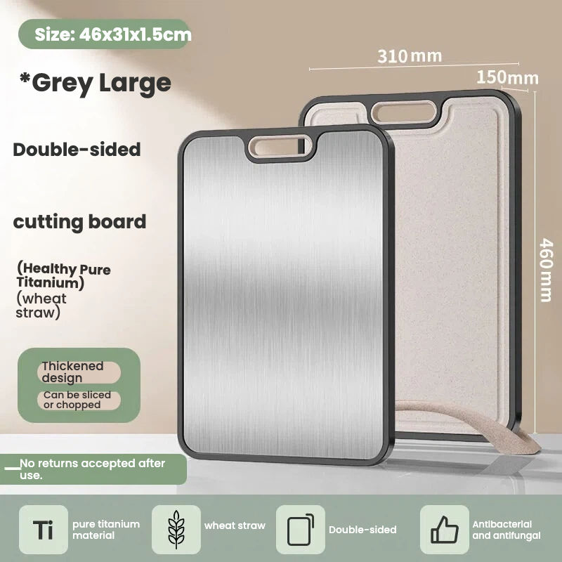 Pure titanium+straw C03 gray large