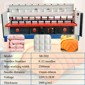 Machine à coudre automatique multi-aiguilles pour matelas en coton épais, machine à matelasser linéaire pour la maison - Product Image 2