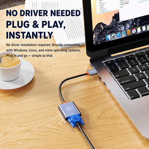 Adaptador <span class=keywords><strong>HDMI</strong></span> <span class=keywords><strong>a</strong></span> <span class=keywords><strong>VGA</strong></span> Biaze 1080P 60Hz, <span class=keywords><strong>Convertidor</strong></span> <span class=keywords><strong>Activo</strong></span> AG6202 de Aleación de Aluminio, Plug and Play, <span class=keywords><strong>HDMI</strong></span> Macho <span class=keywords><strong>a</strong></span> <span class=keywords><strong>VGA</strong></span> Hembra para Laptop, PC y Monitor - Product Image 6
