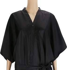 스파 마사지 클라이언트 가운 롱 살롱 기모노 클라이언트 라운지 가운 스모크 원피스 캐주얼 짠 의료 유니폼 실험실 코트 외과 유니폼 - Product Image 5