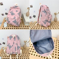 Petit sac à dos frais de voyage de couleur unie sac d'école pour fille étudiante pour adolescente collège vent femmes cartable sacs à dos bon marché