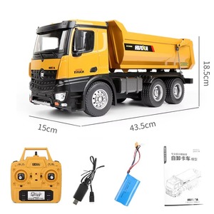 HUINA 1582 Camión Volquete <span class=keywords><strong>de</strong></span> Aleación con Control Remoto, Gran Vehículo <span class=keywords><strong>de</strong></span> Ingeniería para Trabajos <span class=keywords><strong>de</strong></span> Movimiento <span class=keywords><strong>de</strong></span> Tierras, Modelo RC <span class=keywords><strong>de</strong></span> <span class=keywords><strong>Juguete</strong></span> - Product Image 2
