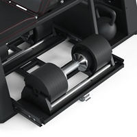Boîte de rangement fitness 4-en-1 Snode, banc de musculation pliable FID avec compartiment intégré pour haltères, idéal pour l'entraînement à domicile en petite salle de sport