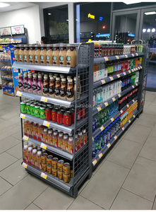 Nhà Máy Giá Hai Mặt Nhiệm Vụ Nặng Nề Kim Loại Có Thể Điều Chỉnh Cửa Hàng Kệ Tùy Chỉnh Bảo Vệ Ăn Mòn Chất Lượng Cao Siêu Thị - Product Image 5