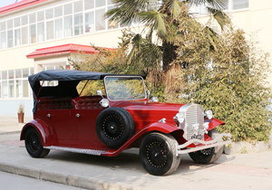 Voiture de tourisme électrique de charme vintage classique Gran Torino pour les lieux de divertissement - Product Image 3