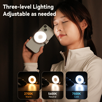 2026 Yeni Mini Dolgu Işığı Şarj Edilebilir 3 Modlu Ayarlanabilir LED Selfie Lambası Cep Telefonu için Taşınabilir RGB Renk Sıcaklığı