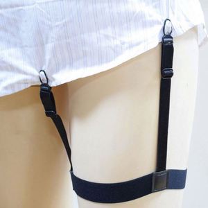 Bretelles de maintien de chemise pour hommes et femmes, élastiques, réglables, pour chemises de ville, avec support de bas et ceinture de maintien - Product Image 6