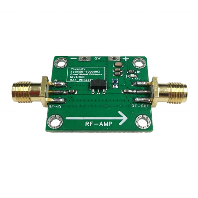 F Power Amplifier Board Transmitter Circuit Board Amplifier Module 20dB Gain 50M-6000Mhz SBB5089