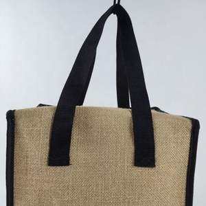 Vente en gros de sacs isothermes en jute pour les aliments sac isotherme réutilisable avec logo personnalisé sac isotherme - Product Image 4