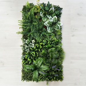 Panel de Pared de Césped Artificial Verde, Helecho Tropical de 50x100cm, <span class=keywords><strong>para</strong></span> Decoración de Fondo en Hogar, Jardín y Hotel, Venta al Por Mayor - Product Image 1