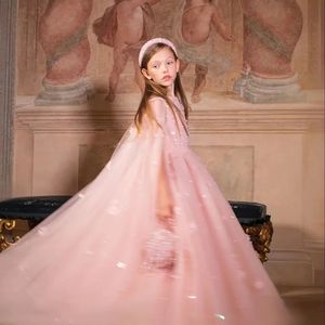 Abiti da Damigella Personalizzati con Fiori per Matrimonio, Scintillanti con Decorazioni Floreali 3D, Splendidi Abiti da Principessa per Feste di Compleanno, Banchetti e Balli - Product Image 2