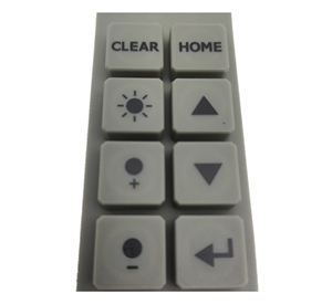 Изготовитель на заказ, прочные промышленные кнопки управления из силиконовой резины, функциональная клавиатура для трафаретной печати с литьем, OEM - Product Image 3