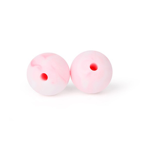 Cuentas de silicona de 12mm, cuentas para mordedores de bebé de calidad alimentaria para pulseras DIY, accesorios para mordedores infantiles, unisex, de 0 a 24 meses - Product Image 5