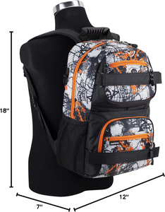 Échantillon gratuit Sac à dos de skateboard personnalisable Sac à dos de football Sac à dos imperméable en polyester Unisexe Fermeture éclair Poignée souple Compartiment - Product Image 6