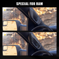 Panneau de commande d'éclairage de voiture sans fil à 6 boutons avec poignée de préhension, panneau de commande RGB 95A pour Dodge Ram