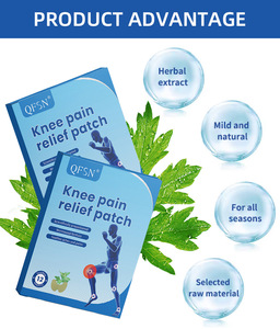 QFSN ODM/OEM MSDS 인증된 쑥 무릎 통증 패치-관절염 통증 및 스포츠 회복을 위한 허브 치료제 (2년 유통기한) - Product Image 3