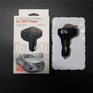 X8 Fm Zender Aux Modulator <span class=keywords><strong>Bluetooth</strong></span> Handsfree Carkit Auto Audio Mp3-speler Met 3.1a Snel Opladen Dual Usb Autolader - Product Image 5