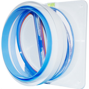 Clapet anti-retour pour hotte aspirante Nine Thousand Miles, 190x190x100mm, transparent, universel, dispositif de prévention de la fumée pour conduit d'évacuation - Product Image 1