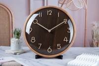 Jam Dinding Kayu Modern Dekorasi Rumah Bingkai Kayu Pinus Senyap