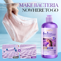 Lessive pour sous-vêtements antibactérienne à la lavande SADOER, marque privée OEM, 300 ml, nettoyage en profondeur, parfum longue durée